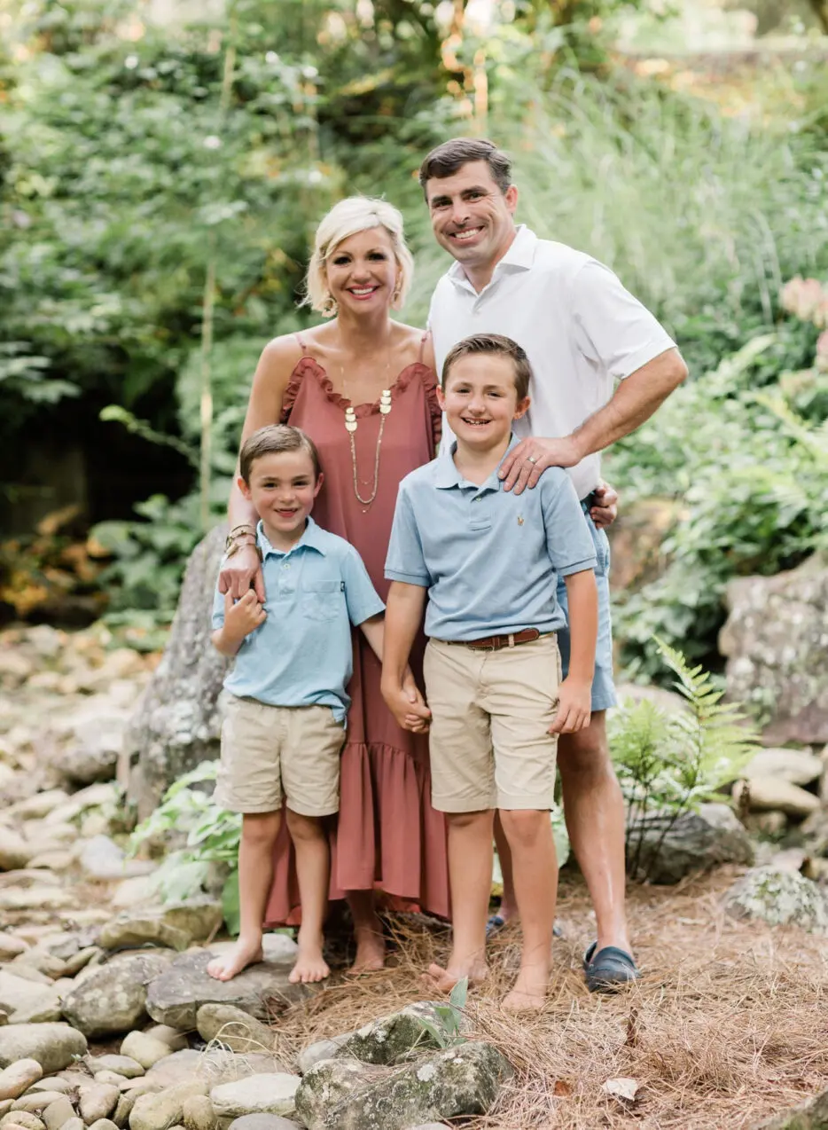 The Van Epps family in an undated photo from several years ago.