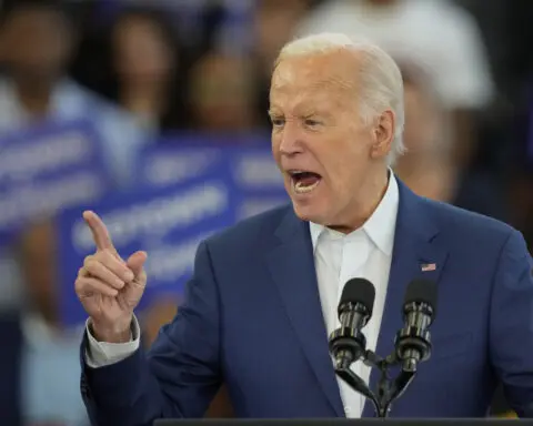 In 'blue wall' push, Biden defiantly says he's 'not going anywhere' as he slams Trump, Project 2025