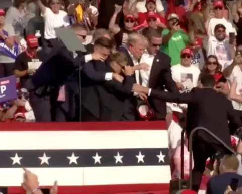Trump safe after incident at campaign rally, Secret Service says