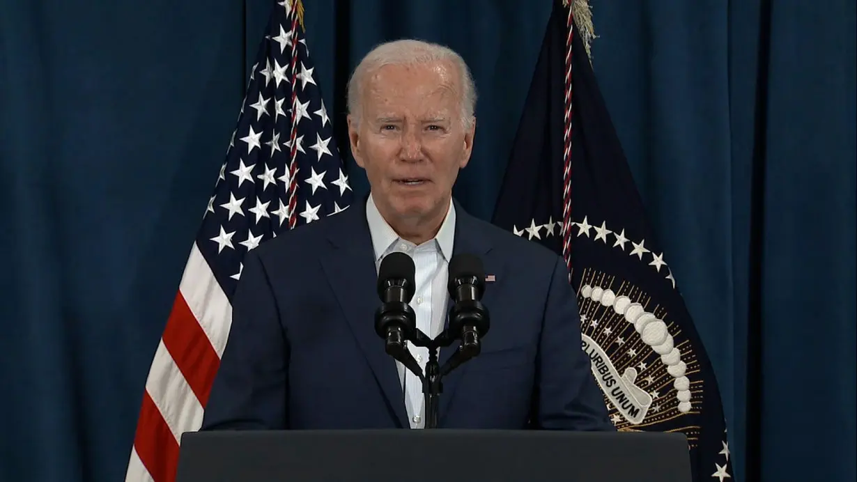 Biden says he's grateful Trump is safe after rally shooting, denounces political violence