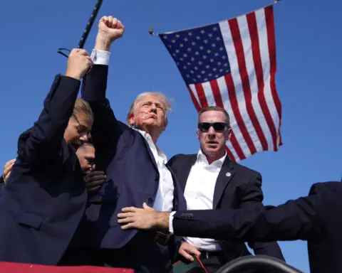 A few short minutes after Trump took the stage, shots rang out