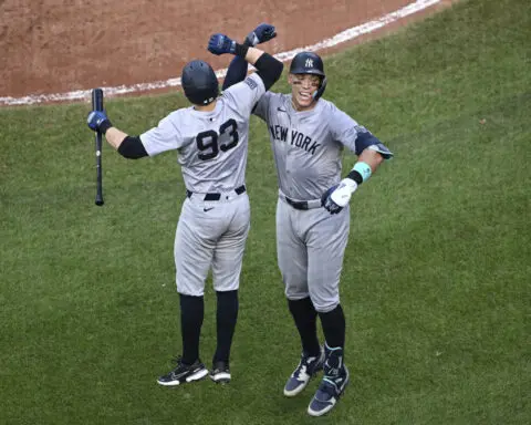 Aaron Judge sets Yankees record with his 34th home run before the All-Star break