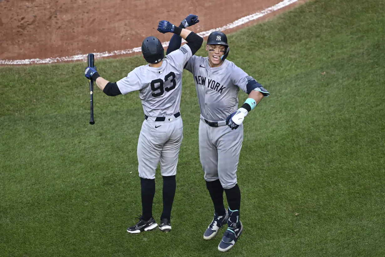 Yankees Orioles Baseball