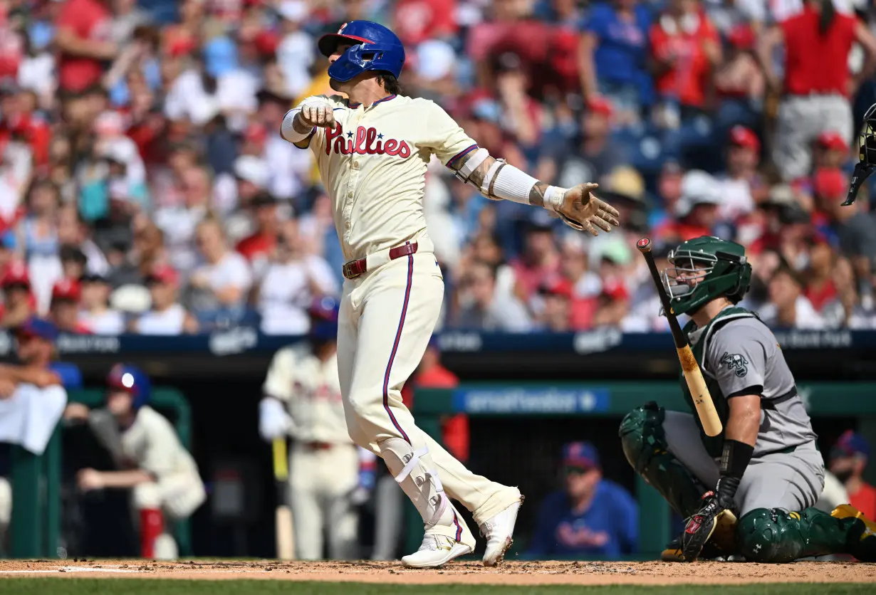 MLB: Oakland Athletics at Philadelphia Phillies