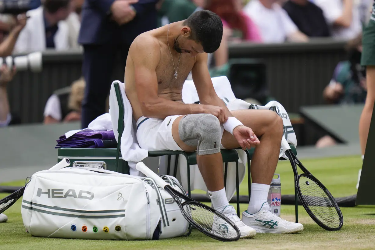 APTOPIX Britain Tennis Wimbledon