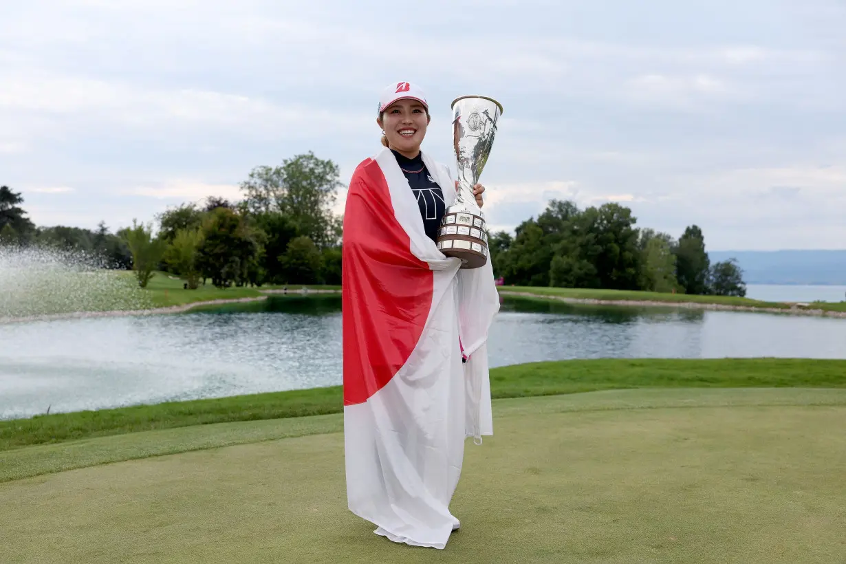 Japan's Ayaka Furue wins first major with dramatic eagle putt on final hole of Evian Championship