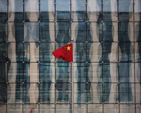 China central bank leaves medium-term rate unchanged as expected