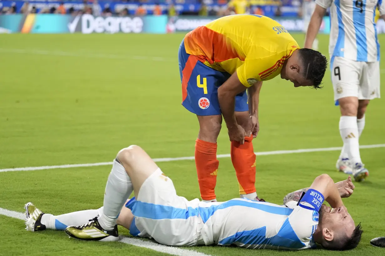 Copa America Soccer Argentina Colombia