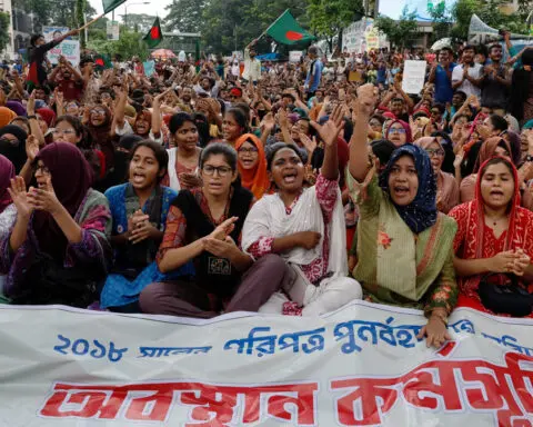 Bangladesh students clash in job quota protests, at least 100 injured