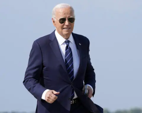 President Joe Biden says it was a 'mistake' to say he wanted to put a 'bull's-eye' on Donald Trump