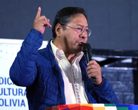Bolivia's beleaguered president announces natural gas discovery, promising a boon for the country