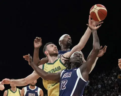 US men's basketball team builds big lead then holds off Australia for 98-92 win in Olympics tuneup