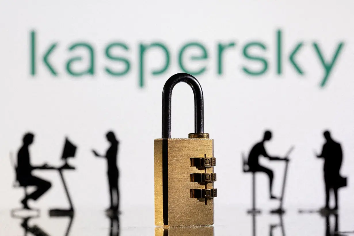 FILE PHOTO: Illustration shows Kaspersky logo