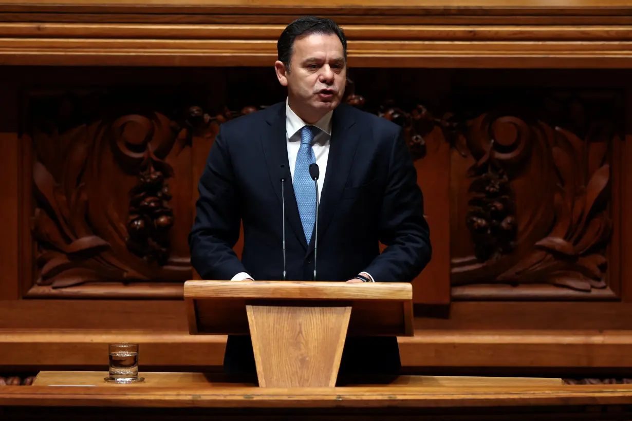 Debate on the new government programme at the Portuguese parliament, in Lisbon