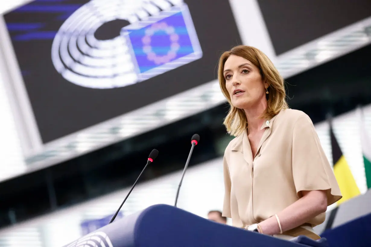 Plenary session of the newly-elected European Parliament in Strasbourg