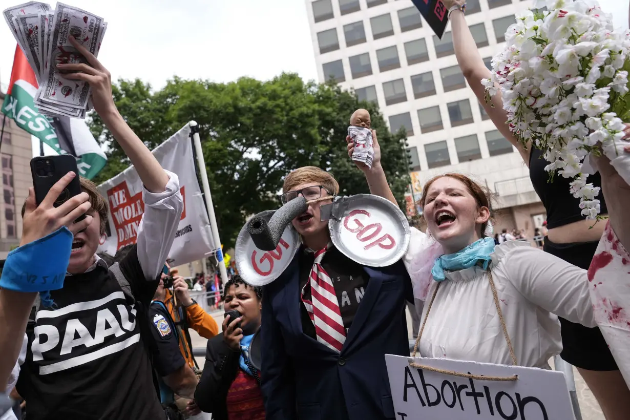 APTOPIX Election 2024 RNC Protests