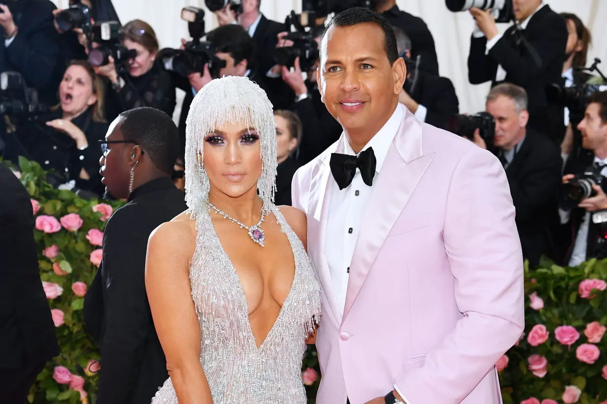 Jennifer Lopez and Alex Rodriguez dated in 2019.