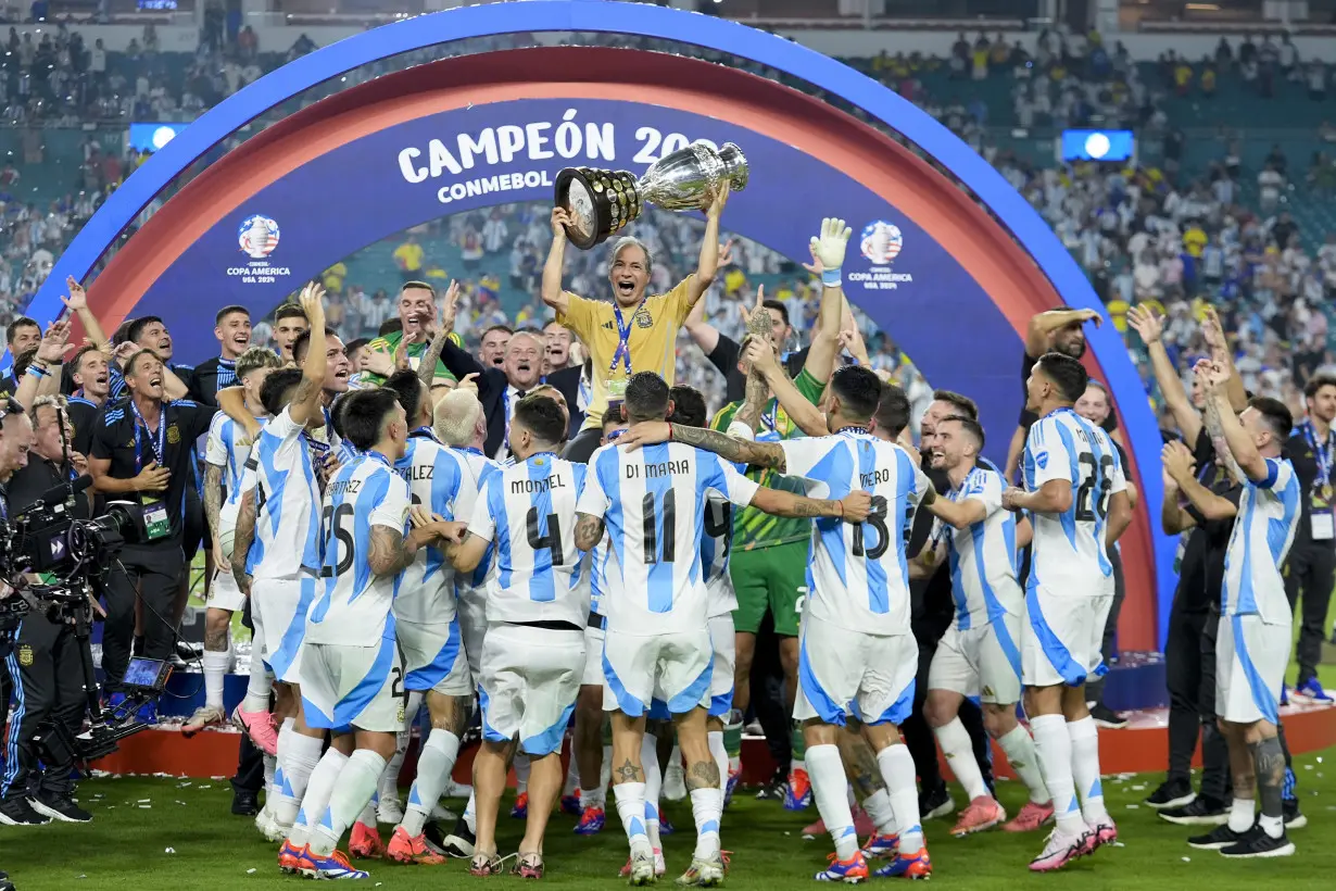 Copa America Soccer Argentina Colombia