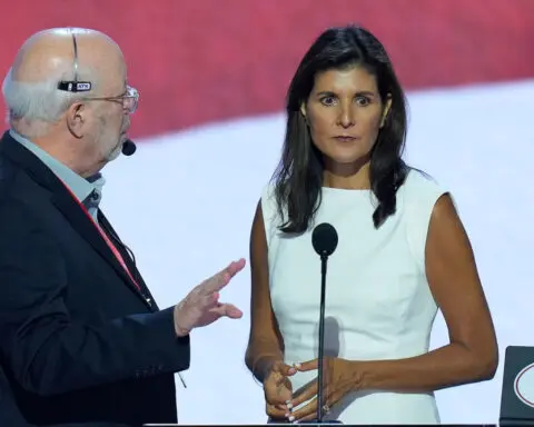 See Trump react to Haley telling her supporters to back him