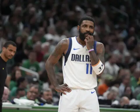 Mavericks star Kyrie Irving breaks left hand in offseason workout, has surgery