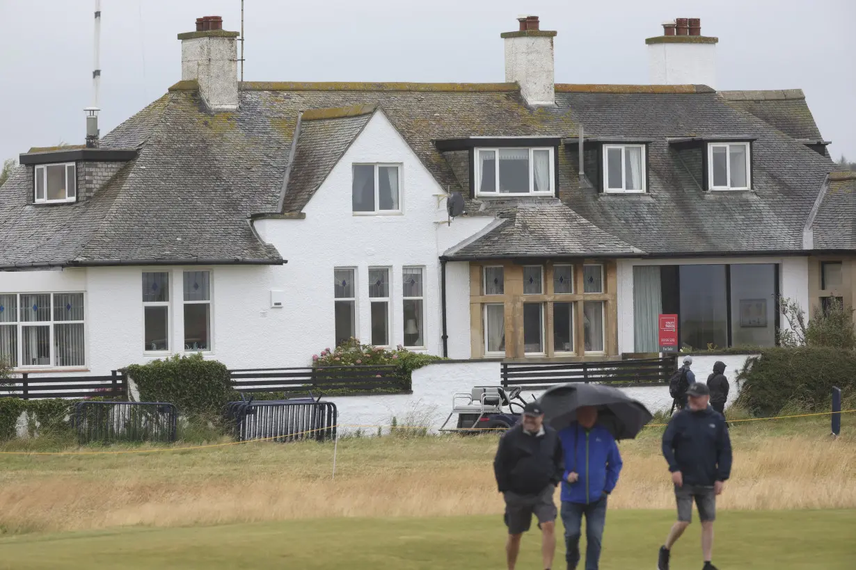 A house with best views of British Open is up for sale. It's in the middle of the Royal Troon course