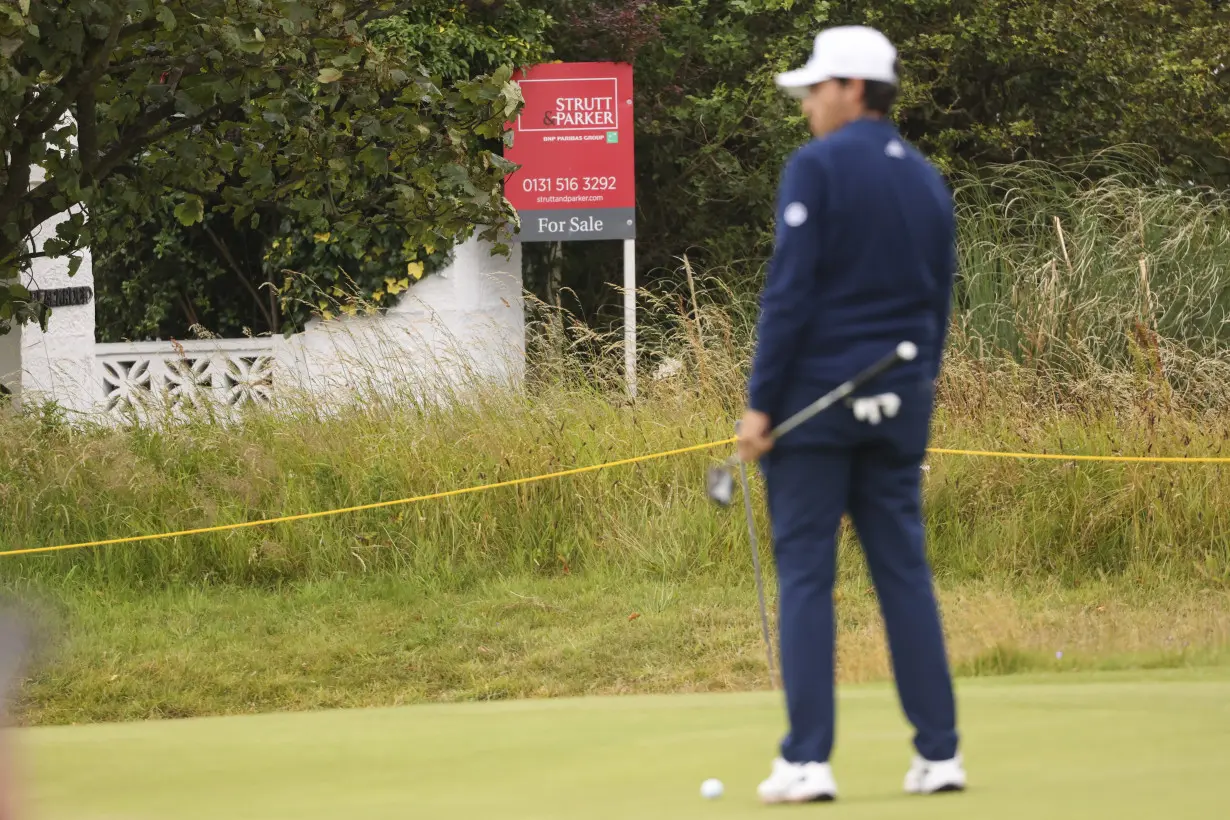 A house with best views of British Open is up for sale. It's in the middle of the Royal Troon course