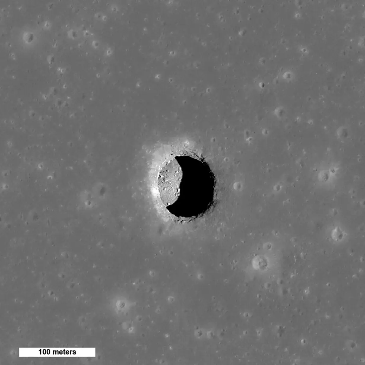 Scientists confirm first lunar cave that could help shelter astronauts from the moon's extreme temperatures