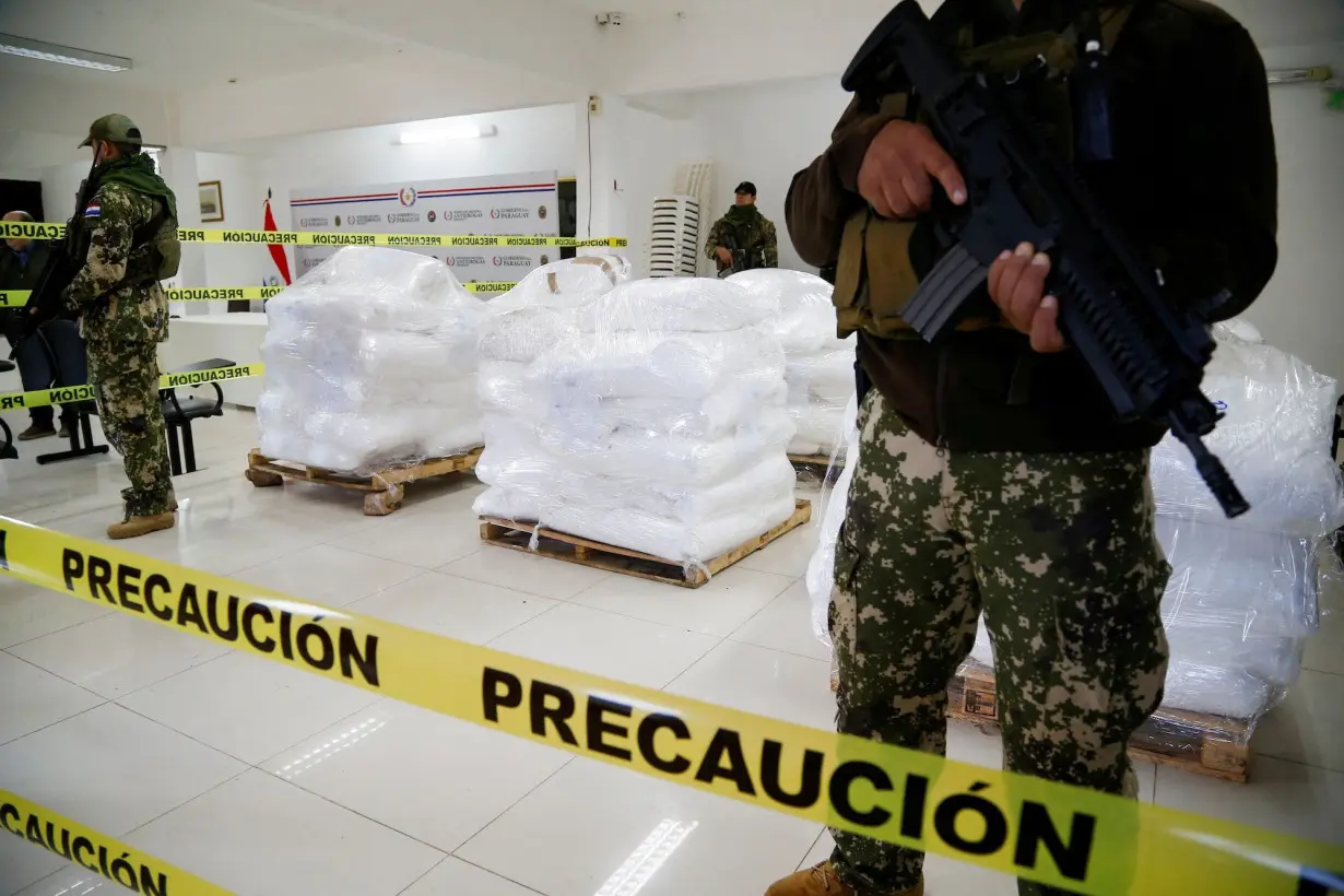 Paraguay carries out largest cocaine bust in its history as 4 tons are found in sugar shipment headed to Europe