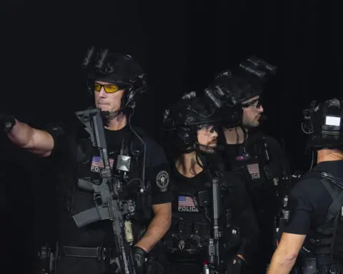 The stepped-up security around Trump is apparent, with agents walling him off from RNC crowds