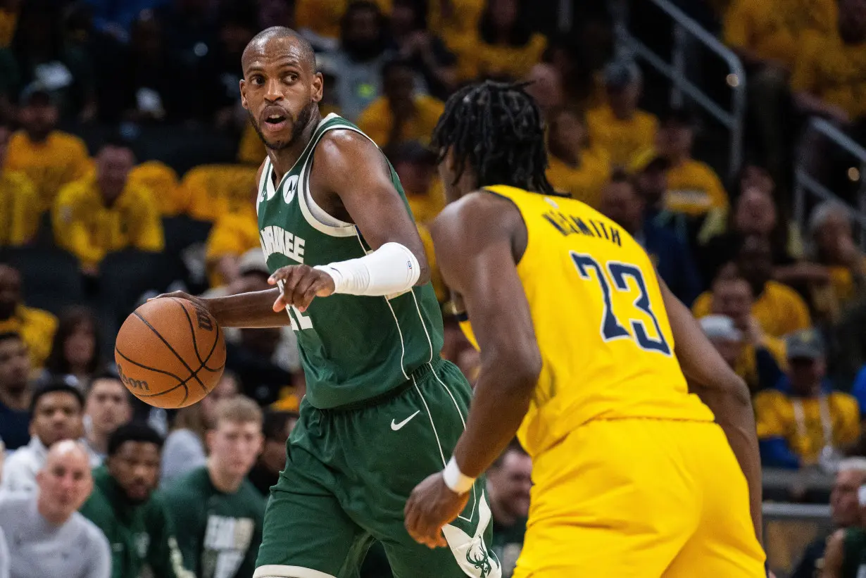 NBA: Playoffs-Milwaukee Bucks at Indiana Pacers