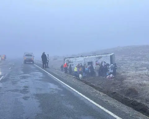 Buses carrying Chinese tourists veer off New Zealand road in 2 crashes at the same spot. 15 hurt