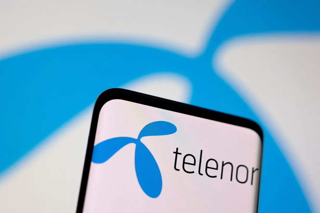 FILE PHOTO: Illustration shows Telenor logo