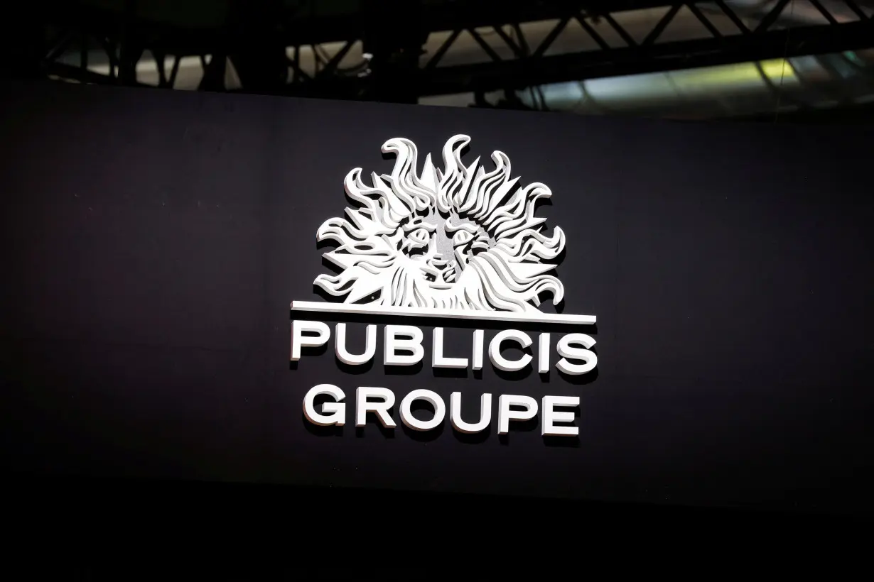 FILE PHOTO: Logo of Publicis Groupe in Paris