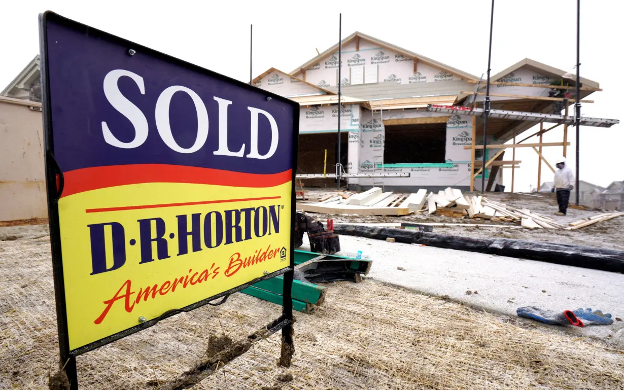 FILE PHOTO: A house built by the D.R. Horton company is seen in Arvada