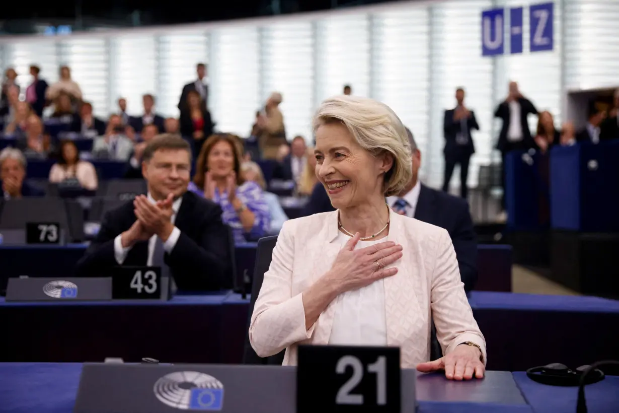 Ursula von der Leyen chosen President of the European Commission for a second term