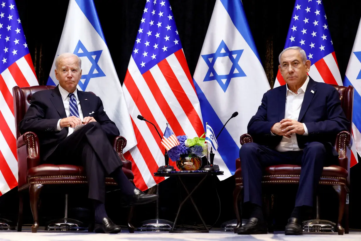 FILE PHOTO: U.S. President Biden visits Israel amid the ongoing conflict between Israel and Hamas