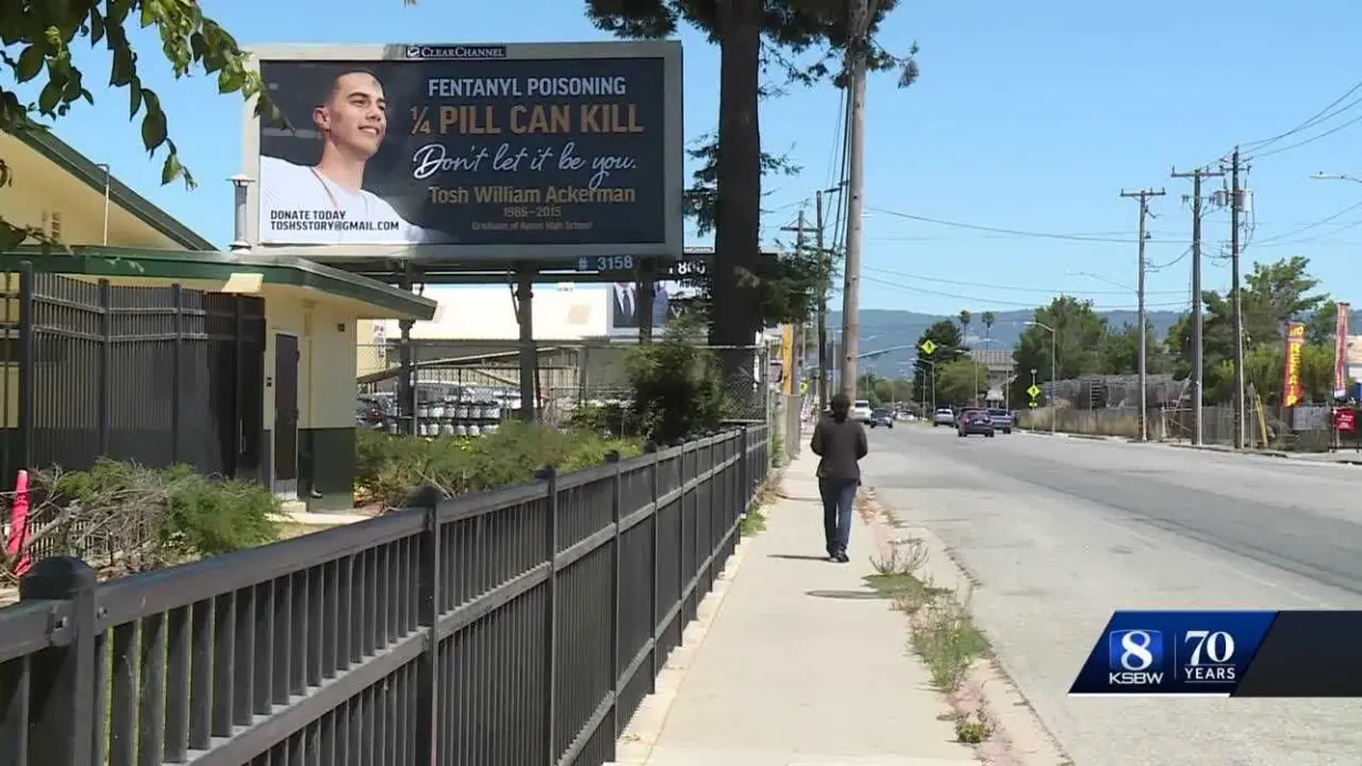 Santa Cruz mother launches billboard campaign to raise fentanyl awareness after son's death