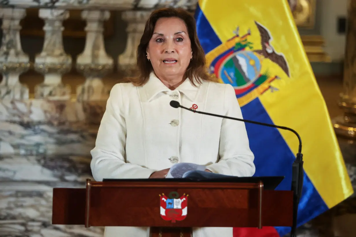 FILE PHOTO: Presidential Meeting and XV Bilateral Cabinet between the Governments of Peru and Ecuador, in Lima