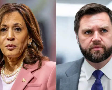 Kamala Harris turns her attention to JD Vance amid speculation about Biden’s future