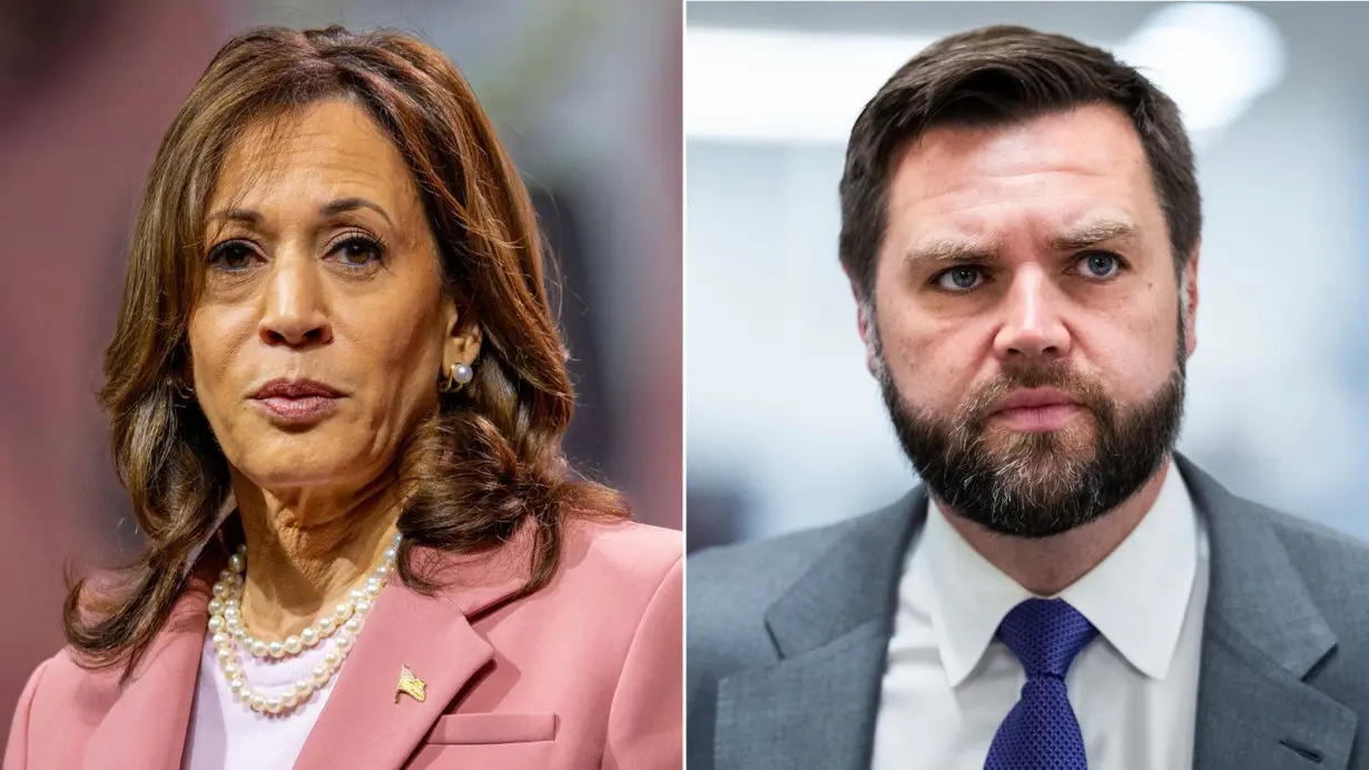 Kamala Harris turns her attention to JD Vance amid speculation about Biden's future