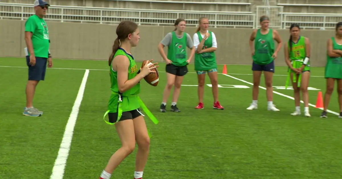 Girls flag football is gaining traction in Minnesota, thanks in part to the Vikings