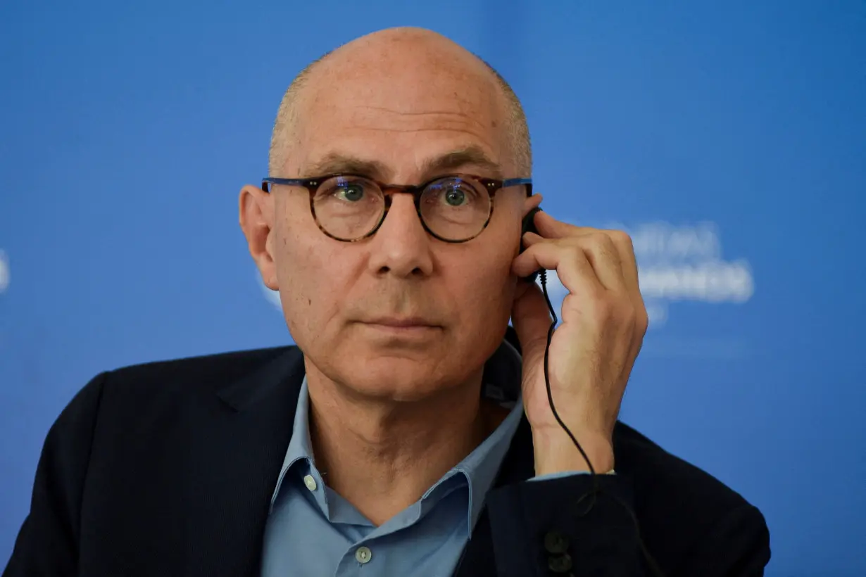 FILE PHOTO: UN High Commissioner for Human Rights Volker Turk holds a press conference in Guatemala City