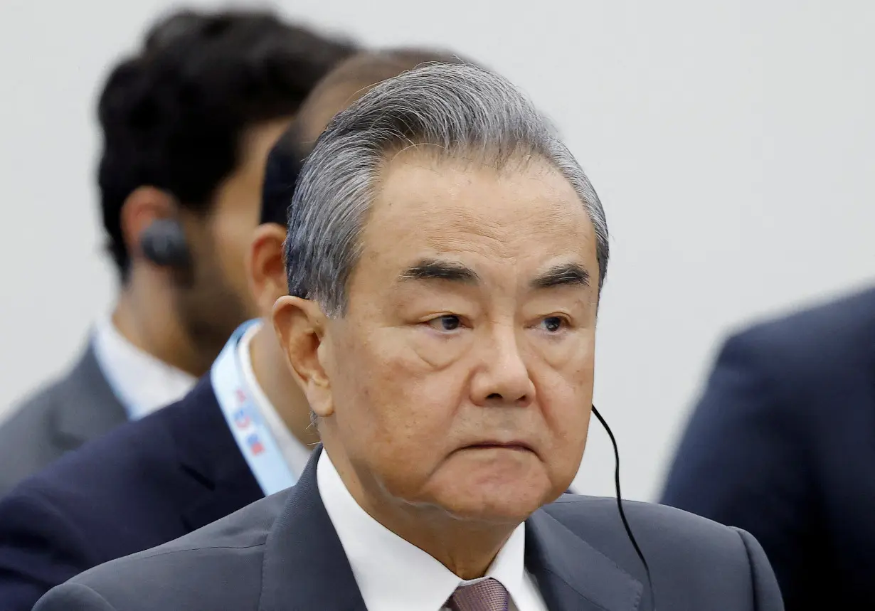 FILE PHOTO: China's Foreign Minister Wang Yi in Nizhny Novgorod, Russia