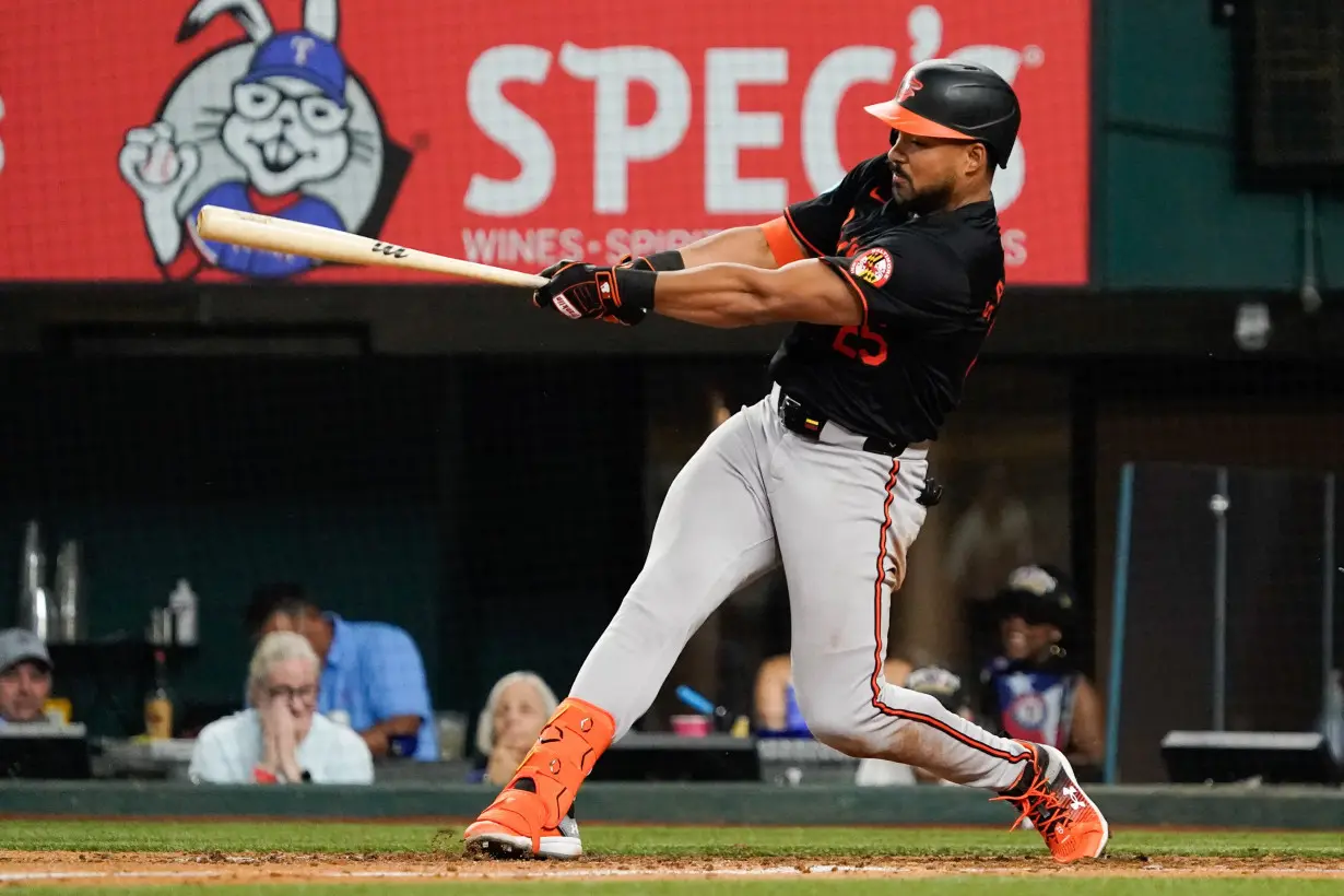 MLB: Baltimore Orioles at Texas Rangers