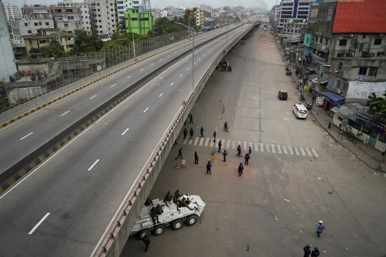 Curfew imposed in response to student-led protests against government job quotas, in Dhaka