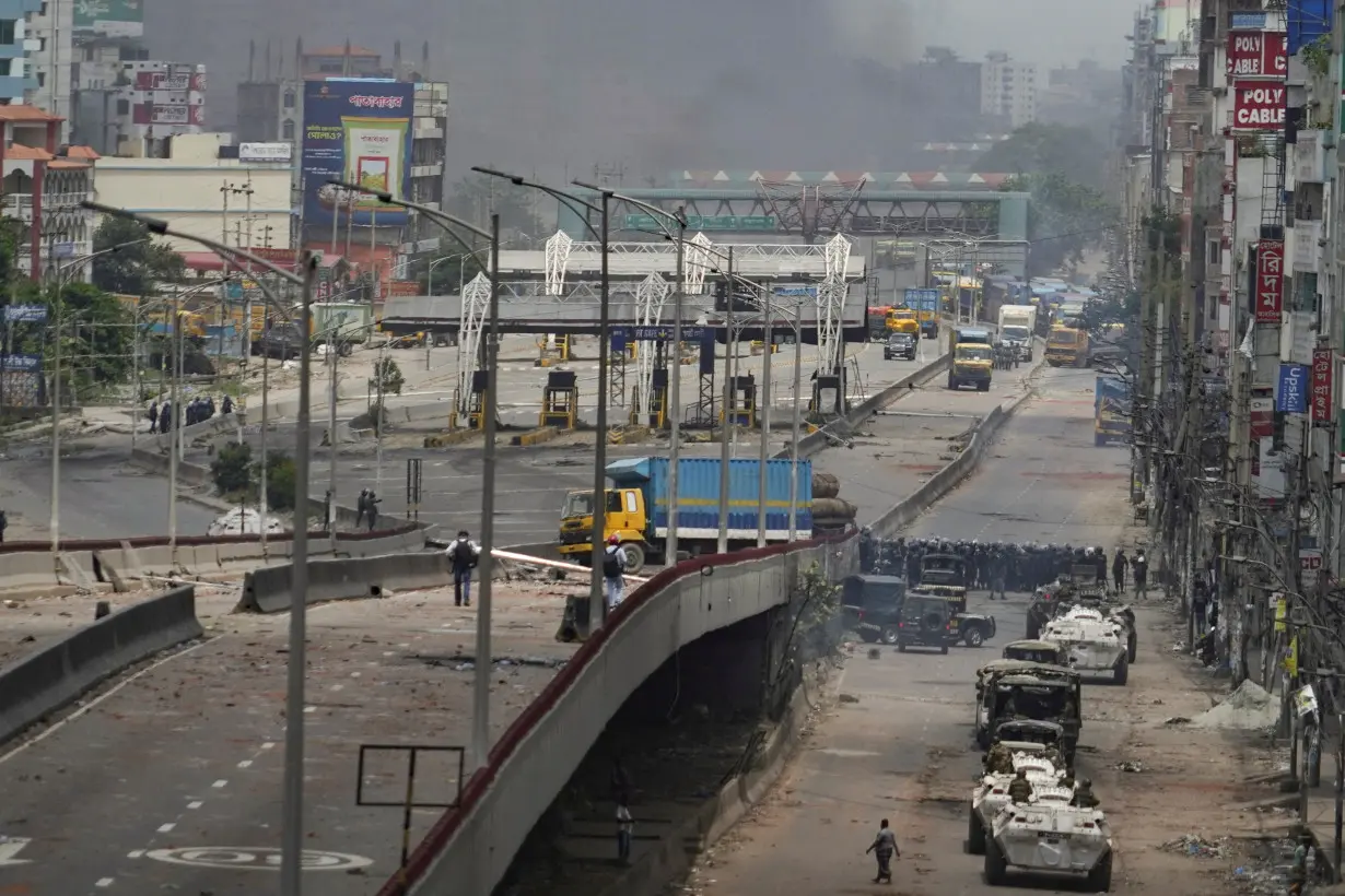 Curfew imposed in response to student-led protests against government job quotas, in Dhaka