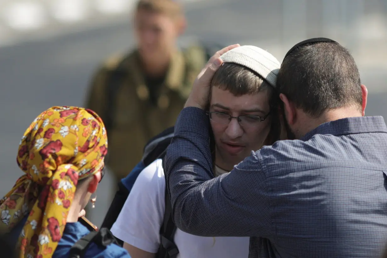 Recruits present themselves to Israel Defense Forces (IDF) amid the ongoing conflict between Hamas and Israel