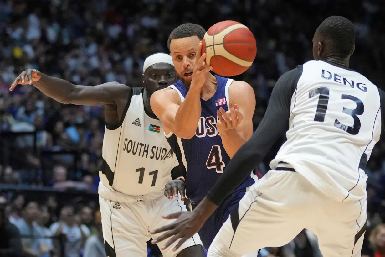 Team USA survives scare in Olympic warmup, scraping past South Sudan 101-100