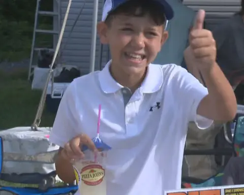 11-year-old boy hosts flea market fundraiser to support community