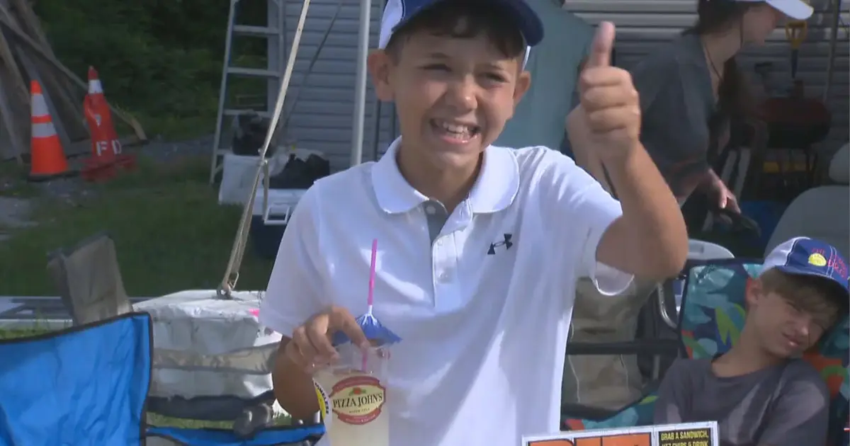 11-year-old boy hosts flea market fundraiser to support community